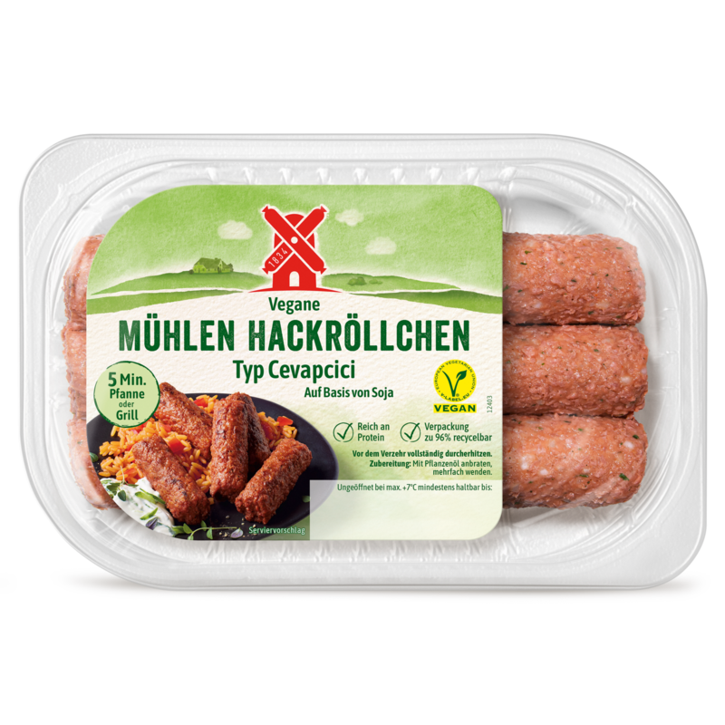 Vegane Würste zum Braten & Grillen Rügenwalder Mühle